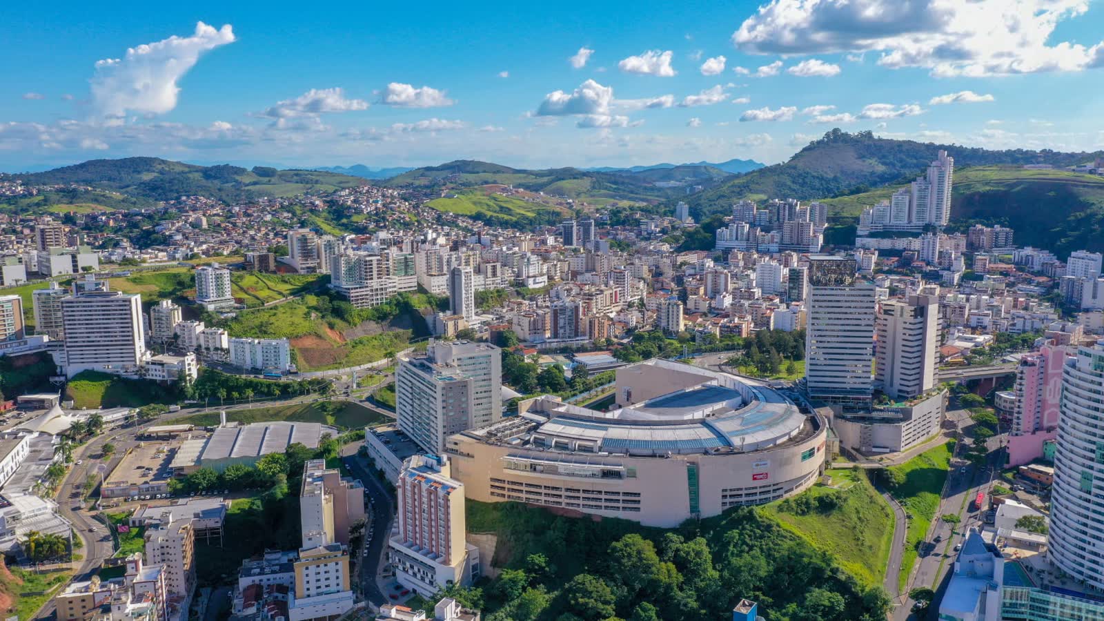 Vista aérea de Juiz de Fora